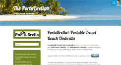 Desktop Screenshot of portabrella.com