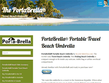 Tablet Screenshot of portabrella.com